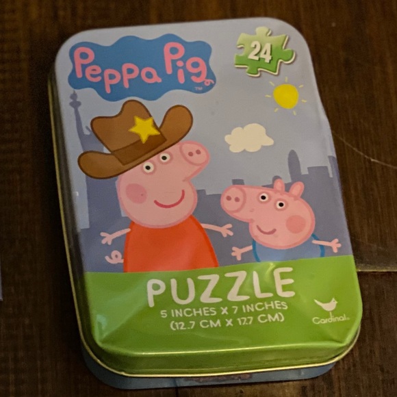 💥FREE 💥 Peppa Pig puzzle & metal storage box - Picture 3 of 3